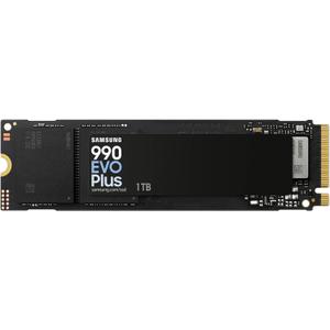 Samsung 990 EVO Plus SSD 1TB, PCIe Gen 4x4, Gen 5x2 M.2 2280, Speeds Up-to 7,150 MB/s, Upgrade Storage for PC/Laptops, HMB Technology and Intelligent Turbowrite 2.0, (MZ-V9S1T0B/AM)