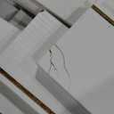 Tribesigns Modern Computer Desk with 2 Drawers, 41 Inches Study Writing Office Desk for Home Office, Bedroom, Makeup Vanity Table Desk with Gold Metal Frame, White & Gold