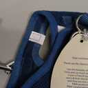 PINA No Pull Dog Harness and Leash Set - Breathable Mesh, Lightweight, Adjustable for Small to Medium Dogs - Easy On and Off (S (Neck:10-13" , Chest:14-17"), Navy Blue)