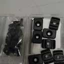 4 Set Hot Tub Spa Cover Locks w/Key Pinch Center Release - Strap Buckle Broken Latch Repair Kit with Screws (Style 2)