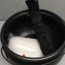 Halloween Decorations - Large Witches Cauldron on 31" Tripod with Lights - Black Plastic Bowl Decor - Hocus Pocus Candy Bucket Decoration for Indoor Outdoor Home Room Porch Yard Lawn Party Outside