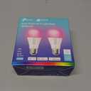 Kasa Smart Bulb, 1000 Lumens Full Color Changing Dimmable Smart WiFi Light Bulb Compatible with Alexa and Google Home, 11W, A19, 2.4Ghz only, No Hub Required (KL135P2), 2-Pack,White