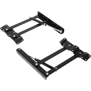 POPETPOP 1Pair Lift Up Coffee Table Mechanism Pneumatic Hydraulic Spring Hinge Support for Tea Table Folding Stand Smooth and Silent Operation Finish Heavy Duty