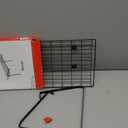 Household Essentials Rear Display Over-The-Washer Storage Shelf to Organize and Store Laundry Room Supplies, Matte Black