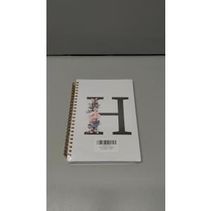QUICQOD Spiral Notebook,Letter A Notebook,Initial Reading Journaling Notebooks,Monogram Gifts,Hardcover Spiral Notebook 5.5x8.3