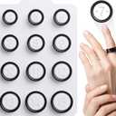 Ring 4 Sizing Kit, Compatible with Ou-ra Ring4, Professional Finger Measuring Tool, Smart Ring Find Your Before You Buy Ring, Size 4 to 15 - Black