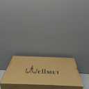Wellmet Small Lamp Shades,ONLY for Candle Bulbs,Clip-on Drum Mini Lampshades,Set of 6, 5.5"x 5.5"x5",Cream White