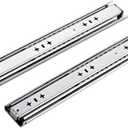 KINGO Heavy Duty Drawer Slides One Pair of 36 Inch Ball Bearing 250 LB Capacity,Industrial Full Extension Cabinet Drawer Slides,Slide Rails in 16'',18'',20'',22'',36'' Lengths