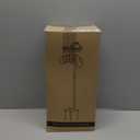 Winpull Garden Hose Holder Detachable Heavy Duty Metal Water Hose Hanger, Freestanding Hose Storage Stand Rack for Outside (Black)