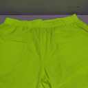 Nepest Men's 5’’ Athletic Running Shorts with Pockets, Lightweight Quick Dry Gym Workout Training No Liner Shorts L, Lemon Green