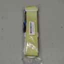 Guitar Strap, dopamine yellow youth modern fashion Cotton Guitar Strap with leather at both ends for bass, electric and acoustic guitars, comes with two strap anti-slip pads