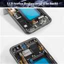 SRJTEK TFT for Samsung Galaxy S8+ LCD Display for Samsung Galaxy S8 Plus Screen Replacement for Galaxy S8+ SM-G955F SM-G955U SM-G955W Touch Screen Digitizer Repair Part with Kits with Frame(Black