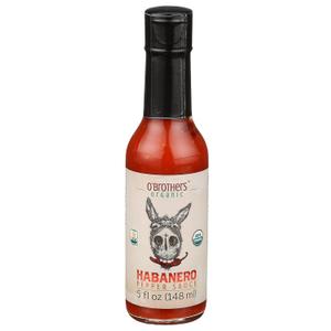 O'Brothers, Habanero Hot Sauce, 5 oz (5 Fl Oz (Pack of 1))