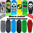 Magnetic Kickflip Fidget Slider Toy for Adults Mini Flip Fingerboard Skateboard with Storage Crat Portable,Office Desk Toys