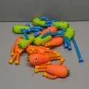 ShinyRelief 12 Pcs Telescopic Suction Cup Carrot Toys Suction Pop Tubes Toys Rubber Carrot Fidget Favor for Children with Autistic ADHD Anxiety Toddler Easter Basket Class Prizes