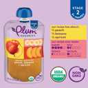 Stage 2 | Baby Food, Peach, Banana & Apricot, 4oz (4 Pack) (EXP 04/10/26)