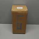 Toilet Paper Holder Stand with Shelf, Free Standing Tissue Roll Storage Rack with Dispenser for Bathroom, Black (23.6'')