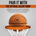 WAWAWEWA The Official Silent Basketball Size 7 (29.5")  Indoor Basketball for Quiet Dribbling  Grooved Airless Indoor Training PU Foam Basket Ball  Real Feel Silent Play for All Ages