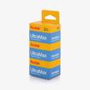 Kodak Ultramax 400 Color Print Film 36 Exp. 35mm DX 400 135-36 (108 Pics) (Pack of 3)