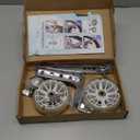 FORTOP Bike Training Wheels, Pair of Heavy Duty Rear with Stabilizers Mounted Kit for 16 18 20 22 24 inch Kids Boy Girls Variable Bike (White, 16-24 Inch)