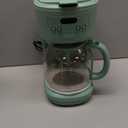 bella 12 Cup Programmable Coffee Marker, Reusable Dishwasher Safe Accessories, Easy LCD diaply, Auto Shutoff, 900 watt, Seaglass