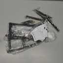 Garden Hose Holder Wall Mounted, Outdoor Heavy Duty Metal Water Hose Holder Hanger Holds 125-ft Water Pipe, Sturdy Detachable Hose Storage Organizer Reel Rack for Outside Garden Lawn Yard Farm (Black)