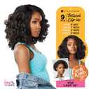 Sensationnel Curls Kinksandco Clip In - Top Lady 10 Inch Easy To Use Clips For Natural 3C To 4C Hair Textures (1 Jet Black)