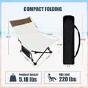 Compact Beach Chairs 2 Pack with 3-Position Lay Flat Low Portable Camping Chairs for Adults Folding Reclining Chairs for Beach, Lawn, Travel, 19.29 inches x 19.29 inches x 25.2 inches