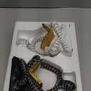 Heavy Duty Book Ends for Shelves, Thinker Decorative Bookends for Heavy Books, Unique Book Stoppers to Hold Book, Bookshelf Accessories, Modern Home Office Decor Aesthetic Black & White