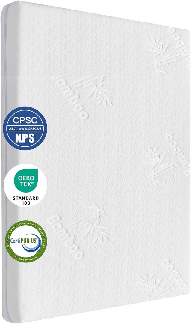 35x20 Bassinet Mattress for ANGELBLISS: 2" Thick Dual Sided Gel Memory Foam Bassinet Mattress Fit for Yamesmile/Bellababy/AMKE/ANGELBLISS Baby Bassinet