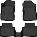 HAFIDI Floor Mats Fit for 2024 2025 2026 Subaru Crosstrek & Subaru Impreza (Not Hybrid Models) All Weather Protection TPE Anti-Slip Floor Liners, Fits 1st & 2nd Row Custom Accessories, Black