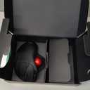 Nulea M501 Wireless Trackball Mouse, Rechargeable Ergonomic, Easy Thumb Control, Precise & Smooth Tracking, 3 Device Connection (Bluetooth or USB Receiver), Compatible for PC, Laptop, Mac, Windows