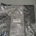 OZXCHIXU 13inch x 72inch Table Runner with Diamante Strip and Tassels (Grey)