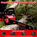 2-IN-1 Cordless Chainsaw, Brushless Motor Electric Chainsaw