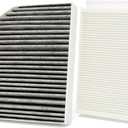 Engine Cabin Air Filters Compatible with 20-24 Mercedes-Benz GLE350 GLE450 GLE450E GLE580 GLS450 GLS580 GLE53 GLE53AMG GLS63AMG GLE63AMGS GLS63AMG Maybach GLS600 Engine Cab AC Air Filtration