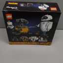 LEGO Disney & Pixar Wall-E & EVE Building Set for Adults, Ages 18+ - Home Office, Book Shelf, or Room Decor for Disney Fans - Gift Ideas for Men & Women - 43279