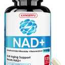 NAD+ Supplement 1000MG | 12-in-1 Complex with Nicotinamide Riboside NR, Resveratrol, Berberine, Quercetin - NAD Resveratrol Supplement for Anti-Aging, Energy, Focus - 119 Capsules