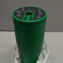 Ice Shaker 40 oz Tumbler with Handle and Straw | 40oz Green | Cold for 30+ Hours | 2-in-1 Tumbler Shaker Bottle | Odor-Free 40 ounce Bottle for Water, Protein Shakes, Smoothies, Cocktails