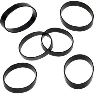 ONLYKXY 100 Pieces Silicone Cable Ties 1 inch/25mm Diameter Flat Rubber Bands Elastic Bands Supplies Reusable Rubber Rings Thick Rubber Bands for School Home or Office Elasticity Coil Ring (Black)