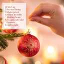 Valery Madelyn Christmas Ornaments Set, 30ct 2 Inches Red and Gold Shatterproof Christmas Tree Decorations Ball Ornaments Bulk, Luxury Hanging Ornaments for Xmas Holiday Party Decor