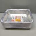 Aluminum Pans Half Size, 9X13, Extra Heavy Duty Disposable Foil Pans For Baking (30 Pack) Roasting & Chafing, Deep Tin Foil Bakeware, Steam Table Tray, Cookware, Food Prepping, Cake & Oven Pan
