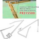 PR315500-LH+PR315500-RH Pair Attic Ladder Hinge Arms for Louisville Attic Ladder S224P S254P L224P L254P CS224P CS254P CL224P CL254P S300P S305P L300P L305P AS226P AS256P AL226P AL228P AL256P