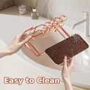 Electric Toothbrush Holder for Bathroom Countertop 5 Metal Slots Toothpaste Razor Mouthwash Organizer, Rose Gold