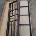 Full Size Loft Bed with L-Shaped Desk & 2 Ladder for Girls,Boys,Full Metal Loft Bed Frame with Safety Guardrail for Kids,No Box Spring Needed,Black