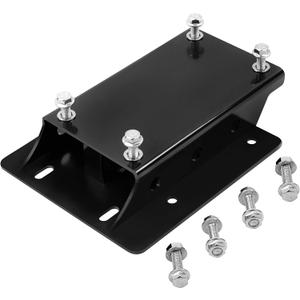 JY PERFORMANCE Torque Converter Motor Riser Plate Mount for Predator 196cc / 212cc Engine on Coleman Mini Bikes, Black - 1 3/4 Inch Lift