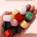 QianCannaor Valentines Day Gifts for Kids Classroom  28 Pack Non-Candy Valentines with Crystals & Gemstones, School Valentine Exchange Cards, Educational Classroom Party Favors for Boys & Girls