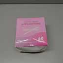 60 PACK Disposable Vaginal Suppository Applicator for Women, Fits Most Lubricants Creams Gels Pills Tablet Suppositories, Threaded End, Soft & Small Tip, with Dosage Markings, Individually Wrapped