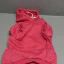 BAOBICUTE Dog Basic Hoodie Soft Dog Clothes Cold Weather Sweaters for Medium Large Dogs Cozy Fabric Warm Sweatshirt with Leash Hole (Rose Pink, L (Back: 20.47",Chest: 28.35", Neck: 21.26"))