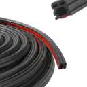 Car Door Seal Strip,Car Accessories Weather Stripping Door Seal,Automotive Weather Stripping,Universal Soundproof Double Layer Auto Weather Strip,Suitable for Most Cars,Trucks,Vans (52.5Ft)