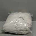 BEDELITE Fleece Throw Blanket for Couch - 300GSM Soft & Warm Fluffy Cream White Blanket, Decorative and Giftable Striped Blankets for Women, Men, 50"x60"